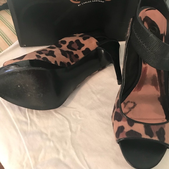 Leopard print heels - Picture 2 of 4